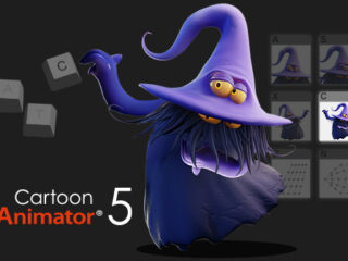 Cartoon Animator5メインユーザーインターフェース